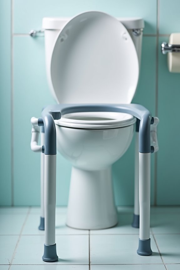 toilet safety frame considerations