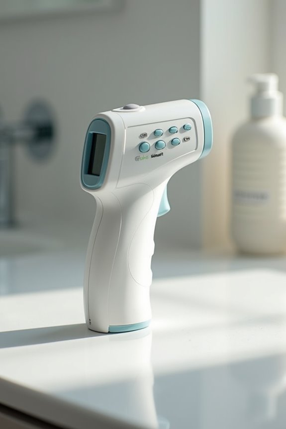 accurate infrared thermometer preparation