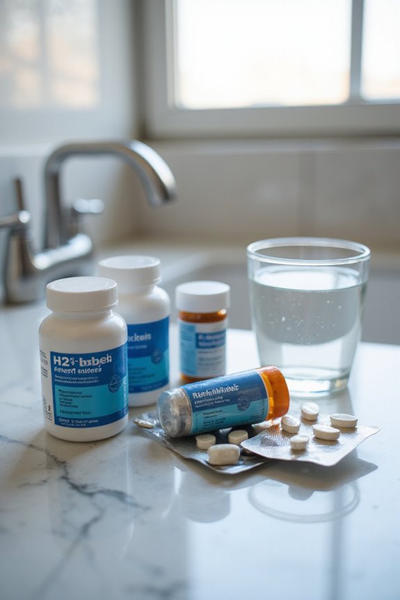h2 blockers reduce gastric acid