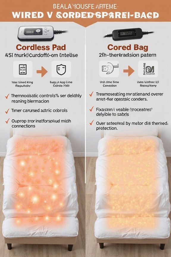 heating pad safety features