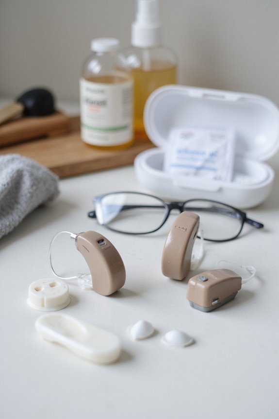 moisture protection for hearing aids