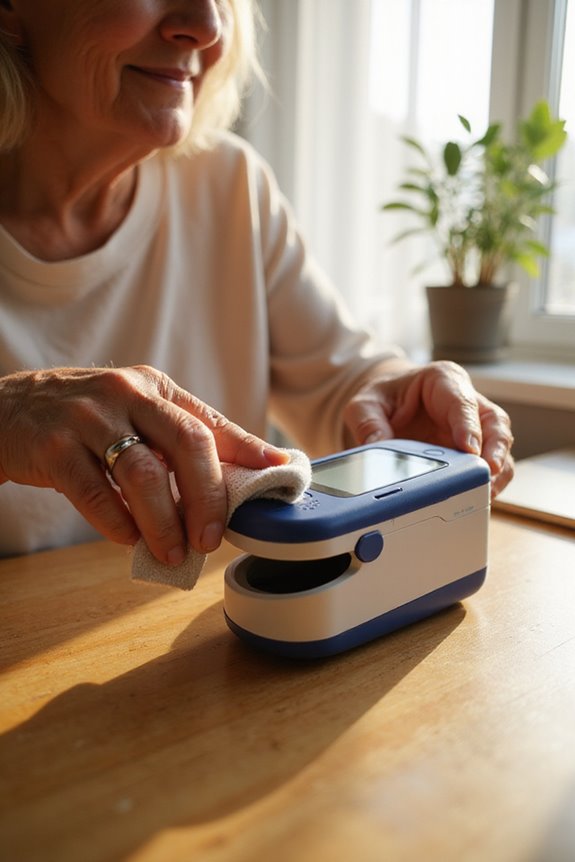 pulse oximeter cleaning tips