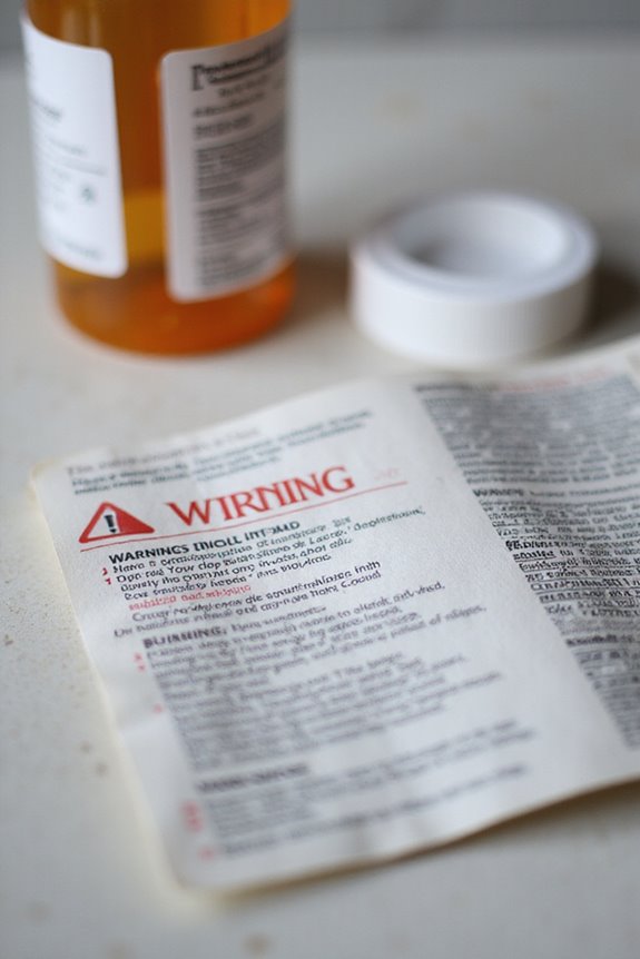 recognizing otc drug warnings