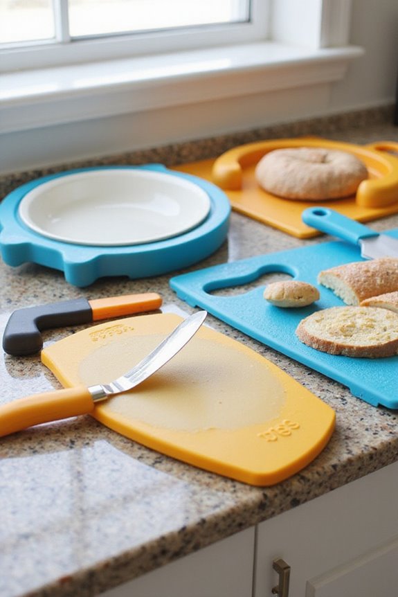 safety enhancing adaptive kitchen tools