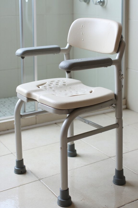 shower chair safety features