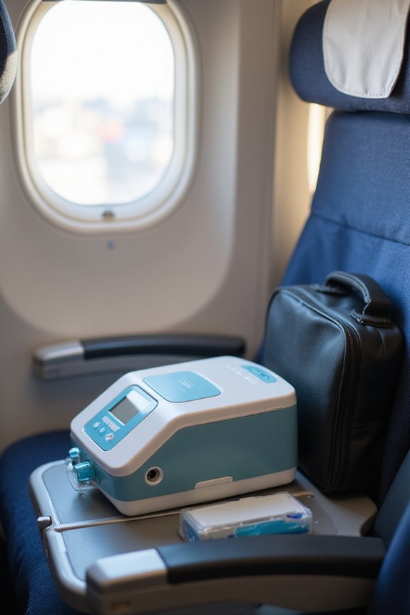 travel oxygen concentrator features