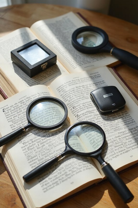 types of reading magnifiers