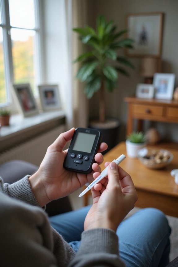 using a blood glucose meter
